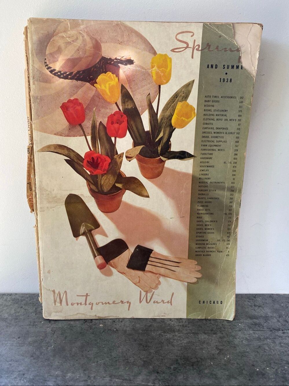 Montgomery Ward 1938 Spring Summer Catalog Vintage Fashion Advertising Ephemera